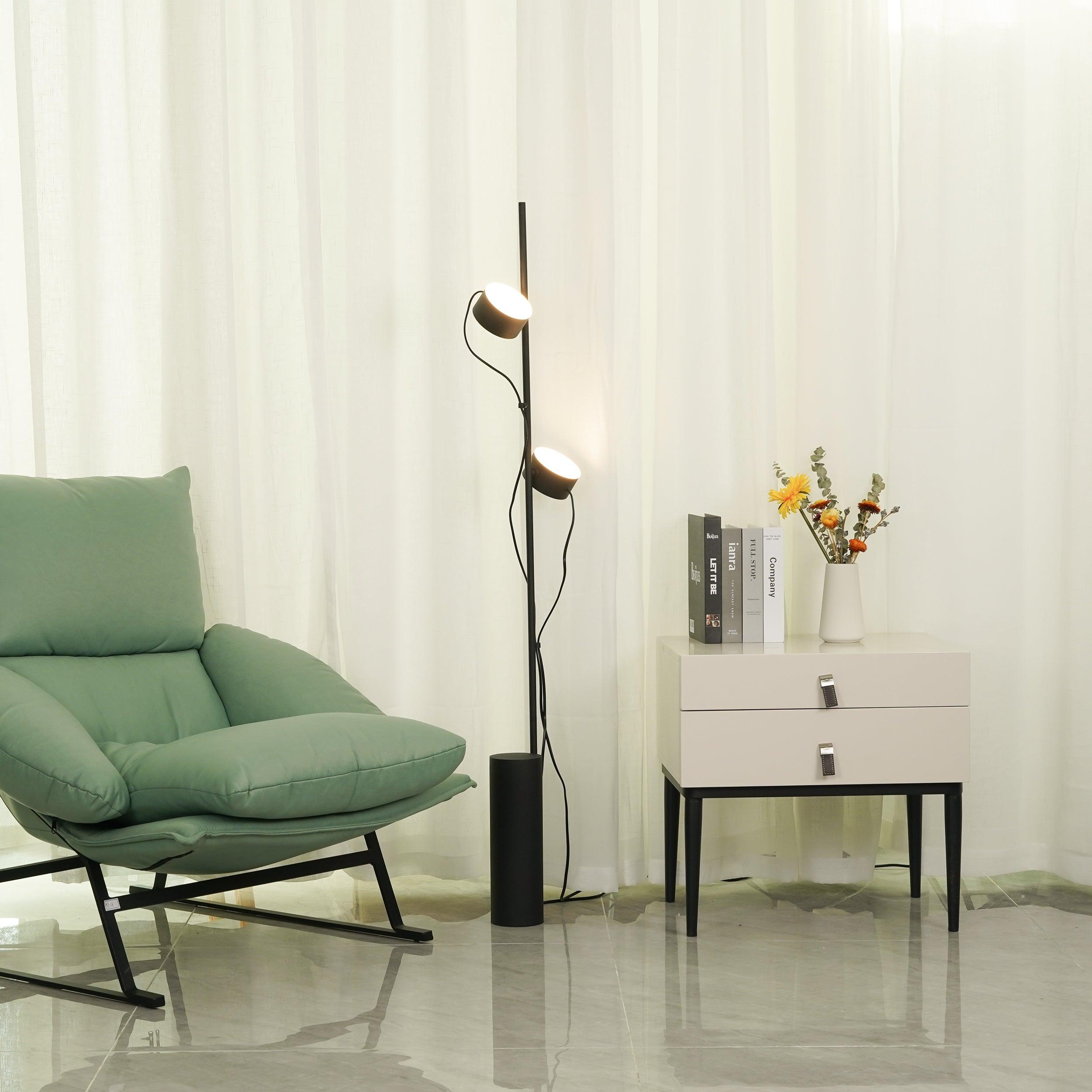 Avi Stehlampe, 2-flammig, 136CM Lang - Lumpaz