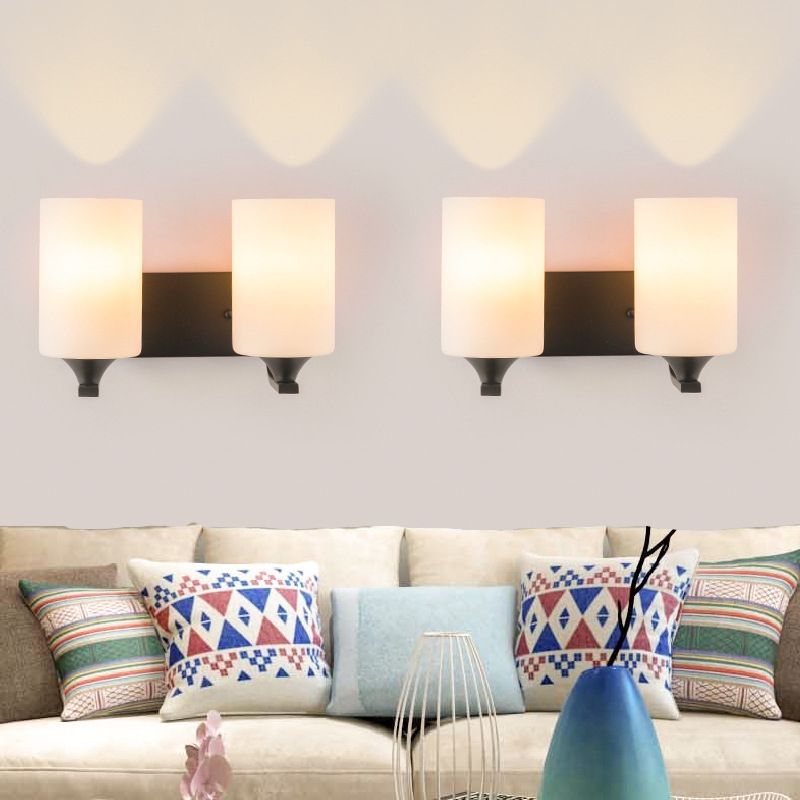 Eryn Spiegelfront Wandleuchte Metall, 2 Farben, 1/2-flammig, 18/28CM Lang - Lumpaz