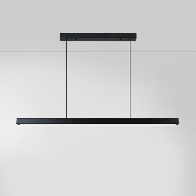 Edge Pendelleuchte Linear dimmbar, Metall&Holz, 60/80/100/120CM Lang - Lumpaz