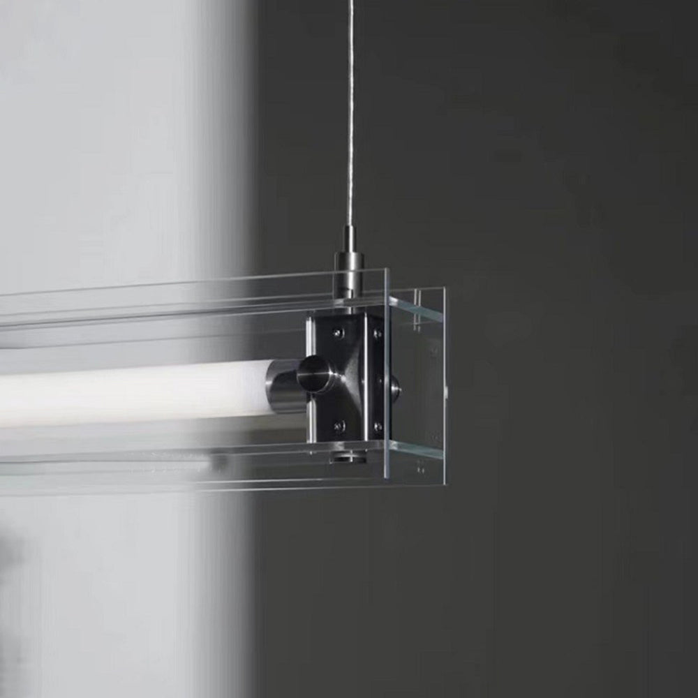 Edge Pendelleuchte, Metall+Glas, 80/100cm - Lumpaz