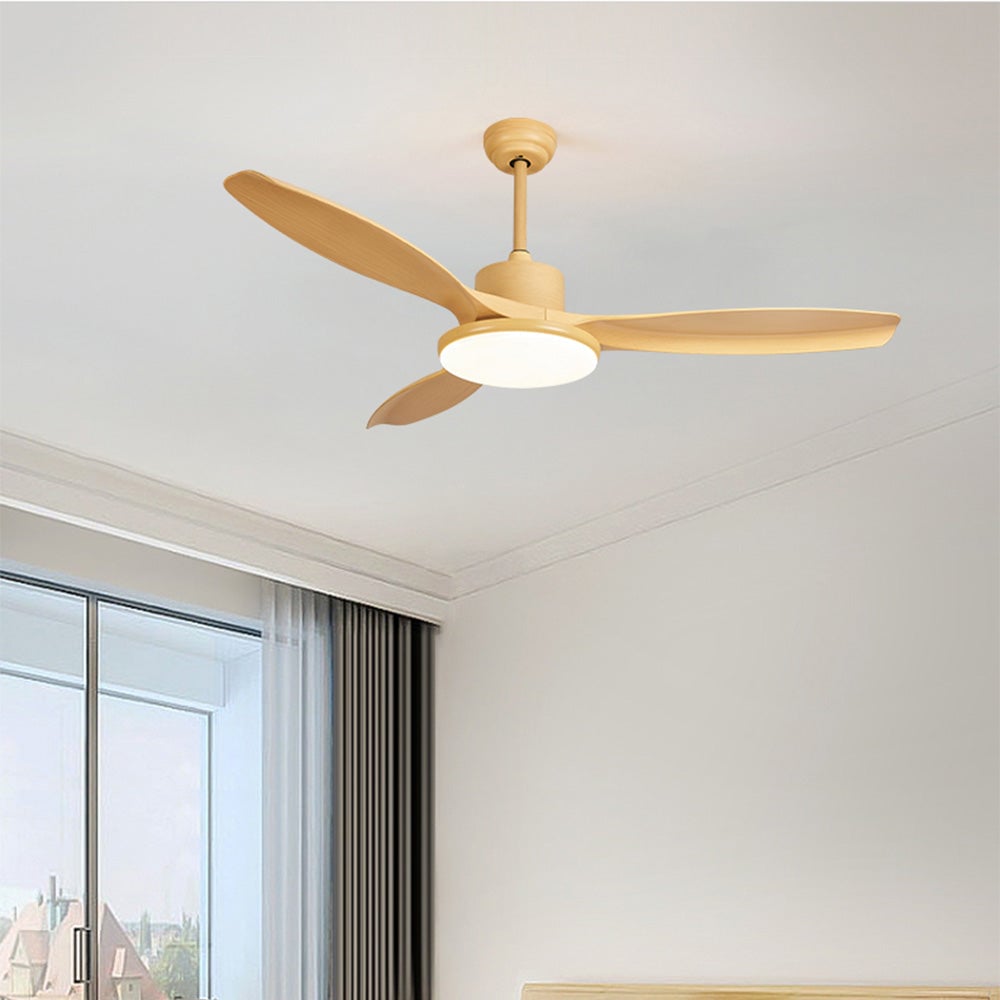 Haydn 3 Blätter Deckenventilator mit Beleuchtung, 3 Farben, ∅100/120/140CM - Lumpaz