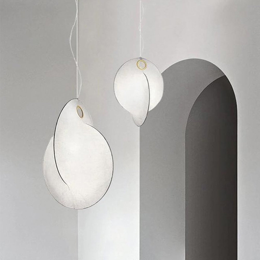 Renée Pendelleuchte,Kunstseide, ∅50CM - Lumpaz