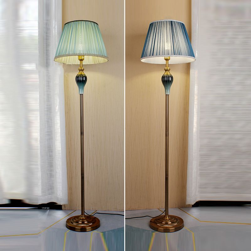 Eryn Stehlampe, Metall & Textil, 152CM Lang - Lumpaz