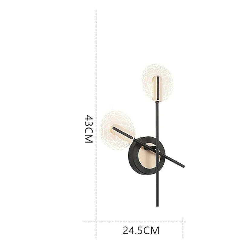 Moderne Drehbare LED Wandleuchte für Schlafzimmer/Wohnzimmer - Lumpaz