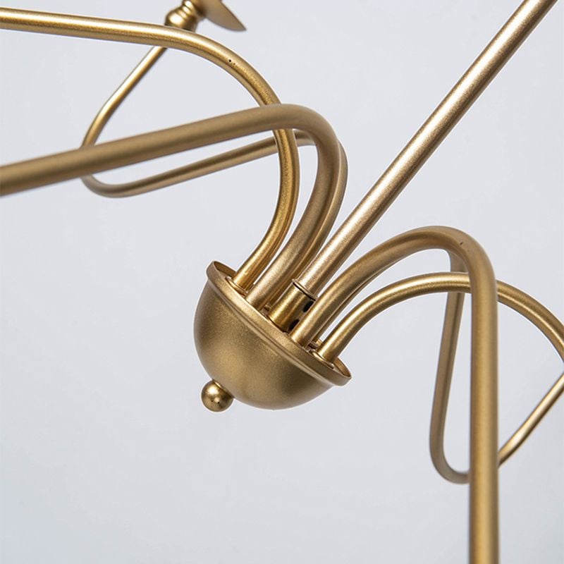 Alessio Retro Kronleuchter, 4/6/8-flammig - Lumpaz