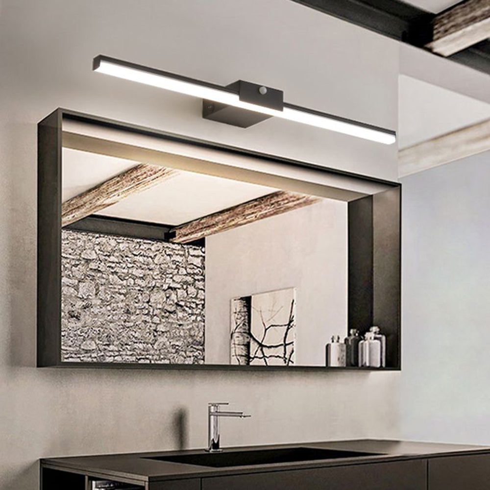 Edge Minimalistische Lineare Spiegelfront Waschtisch-Wandleuchte, L 40/60/80/100CM - Lumpaz