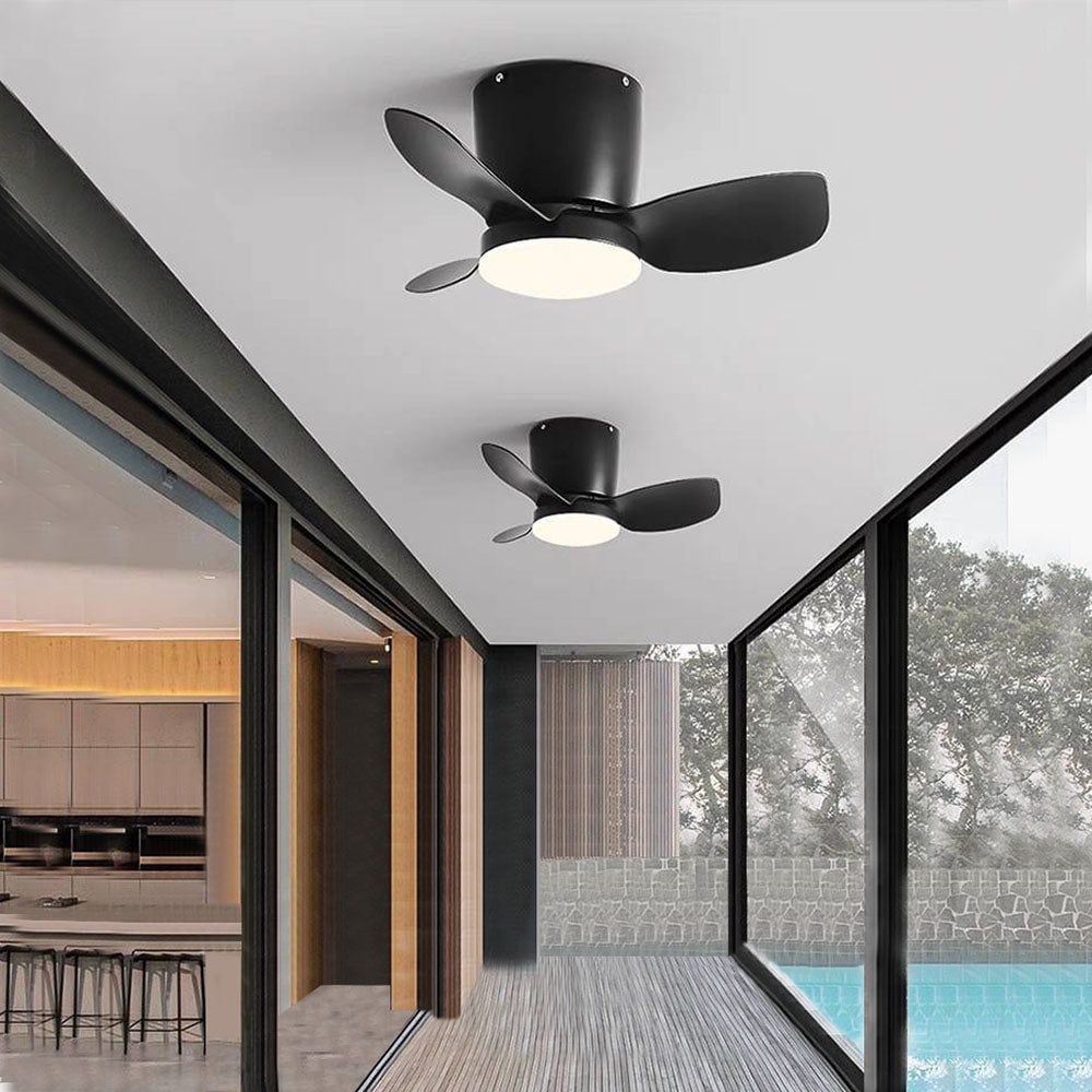 Walters 3-Blatt-Deckenventilator mit Beleuchtung, 3 Farbe, ∅60CM - Lumpaz