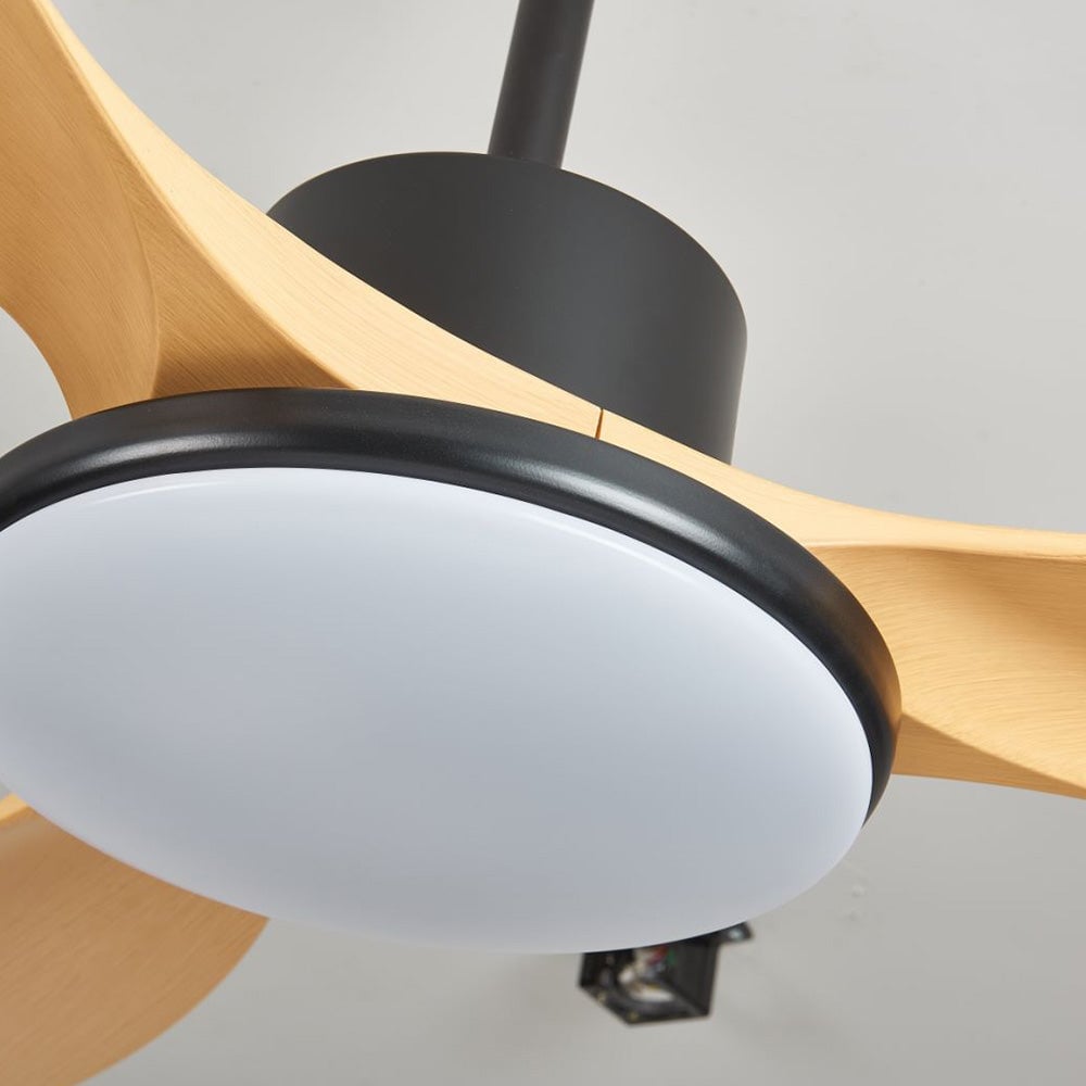 Haydn 3 Blätter Deckenventilator mit Beleuchtung, 3 Farben, ∅100/120/140CM - Lumpaz