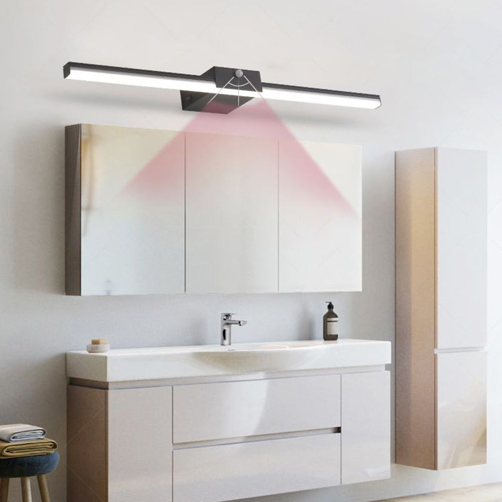 Edge Minimalistische Lineare Spiegelfront Waschtisch-Wandleuchte, L 40/60/80/100CM - Lumpaz