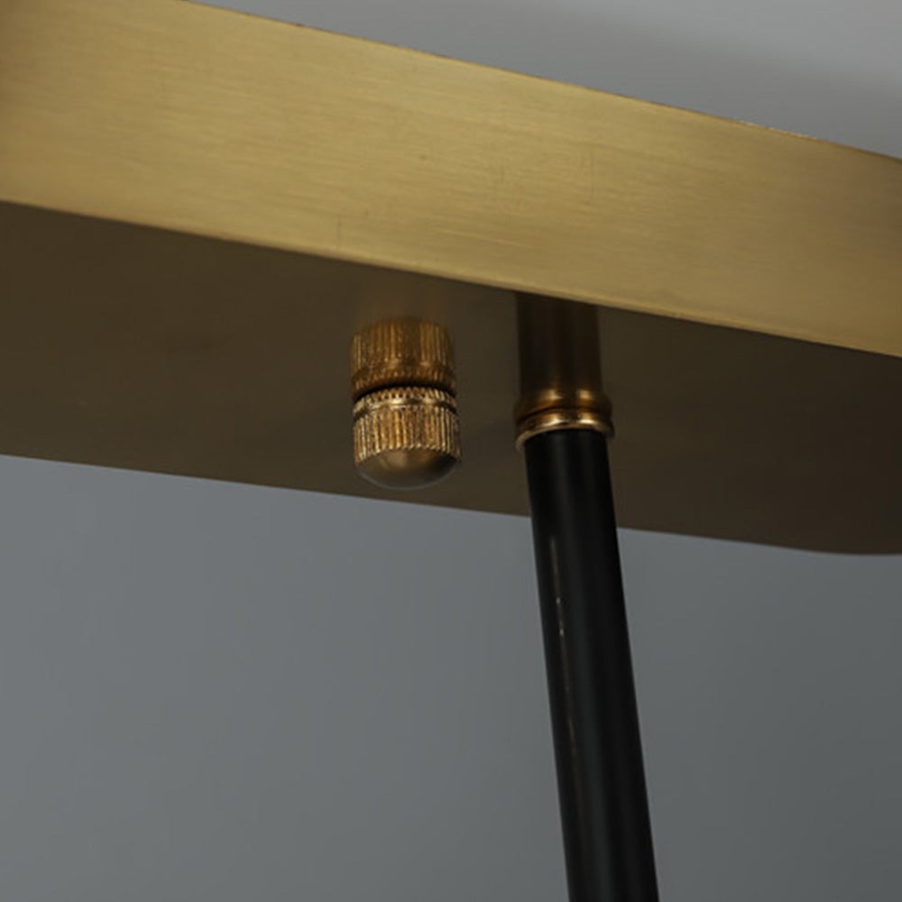 Edge Pendant Light, Metal & Glass, L 120/140CM - Lumpaz