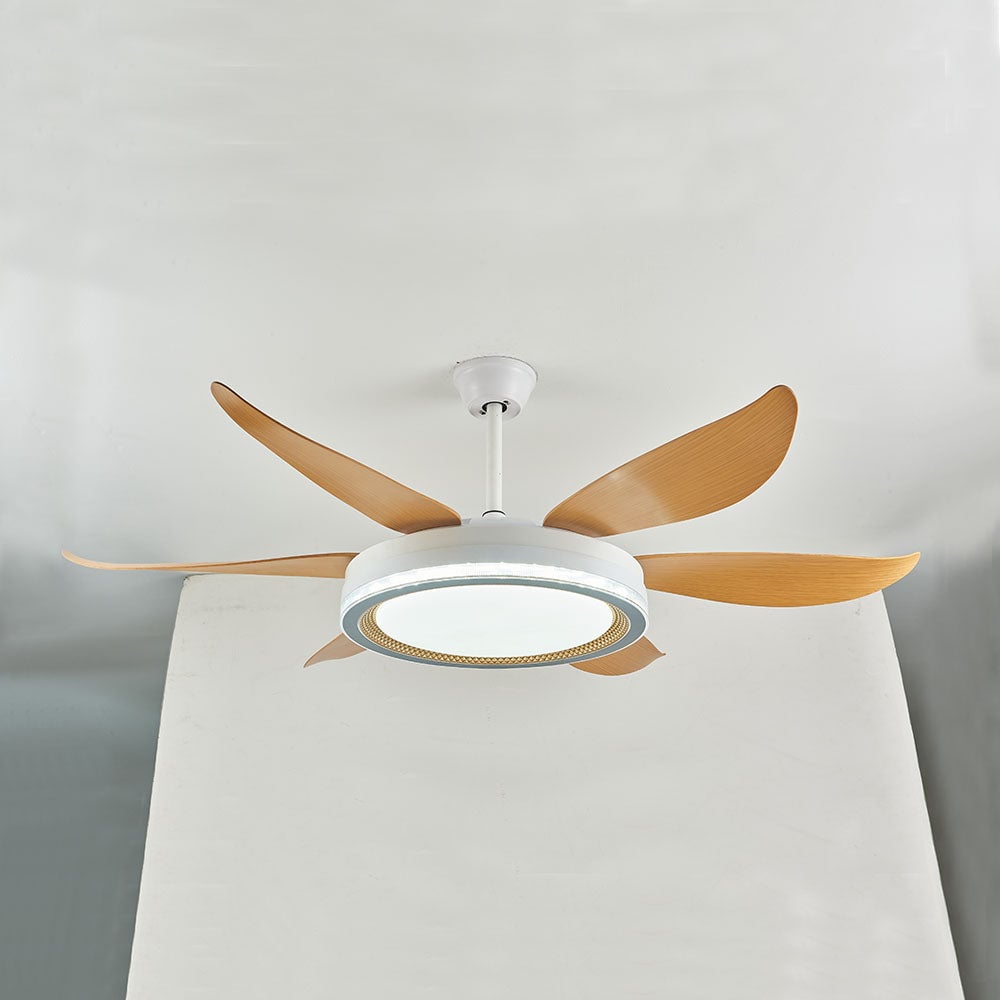 Haydn 6-Blatt-Deckenventilator mit Beleuchtung, ∅130CM - Lumpaz