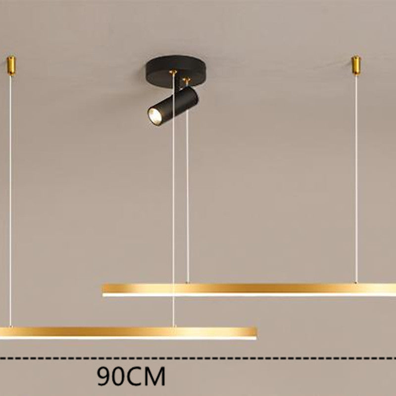 Aluminium Esszimmerleuchte Pendelleuchte Golden Nordic für Restaurant - Lumpaz
