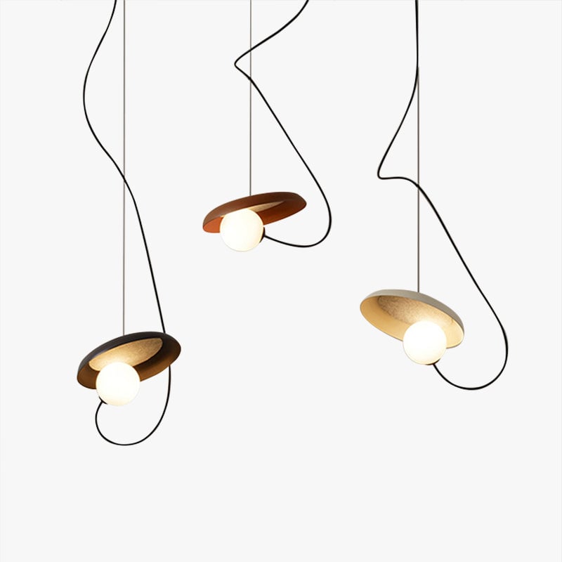 Avi Pendelleuchte 3 Farben, Glas, ∅25/35CM - Lumpaz