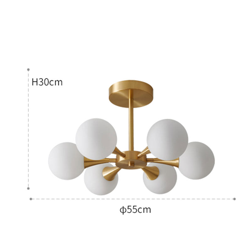 Valentina Deckenleuchte,Metall & Glas - Lumpaz