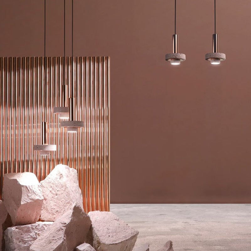 Zaid Pendelleuchte 4 Farben, Terrazzo - Lumpaz