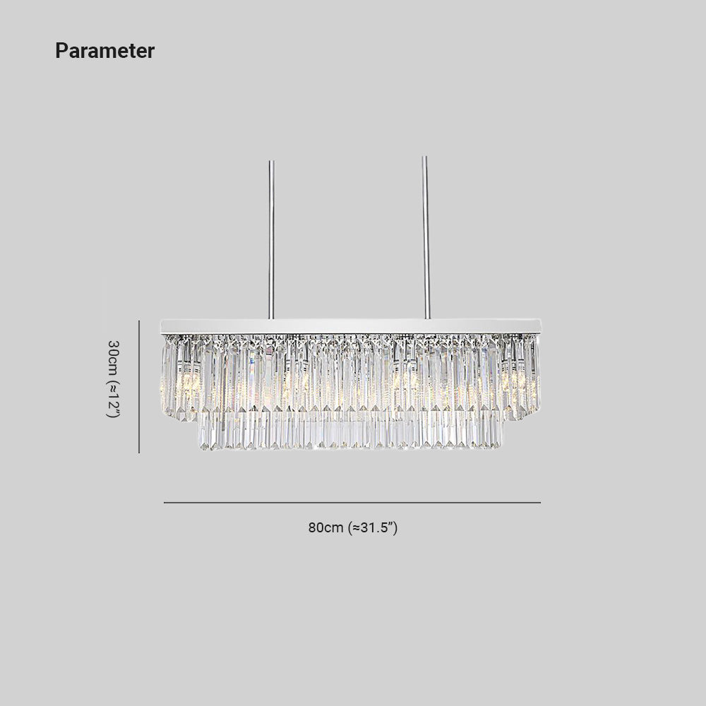 Marilyn Pendelleuchte, Kristall & Metall - Lumpaz