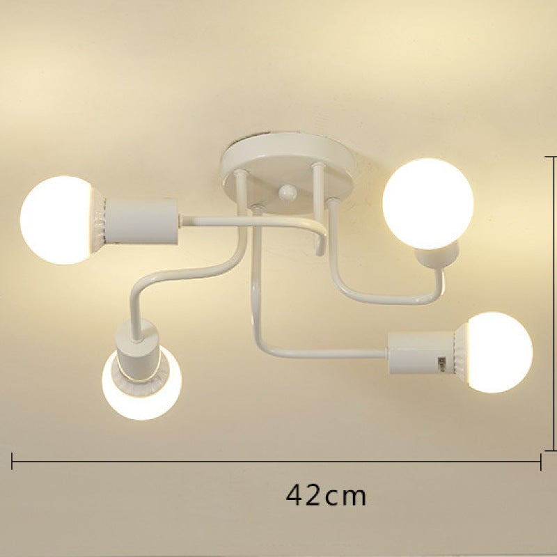 Moderne Deckenleuchte aus Eisen für Schlafzimmer, Wohnzimmer - Lumpaz