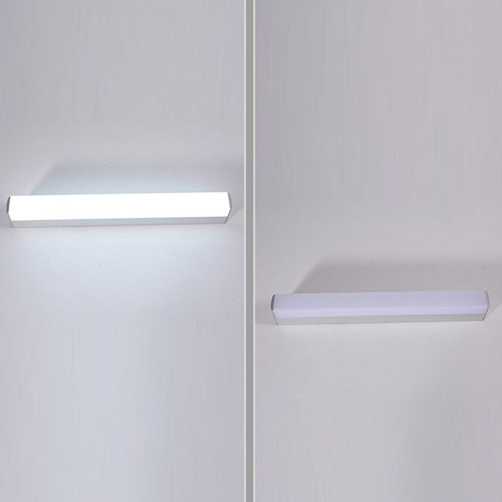 Leigh Grundlegende Rechteckige Spiegelfront Waschtisch-Wandleuchte, L25/40/60/80CM - Lumpaz