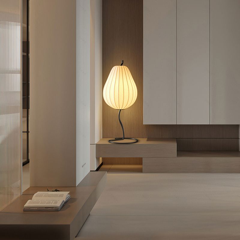 Renée Birnenförmig Stehleuchte, Künstlich Stoff & Metall, 90CM Lang - Lumpaz