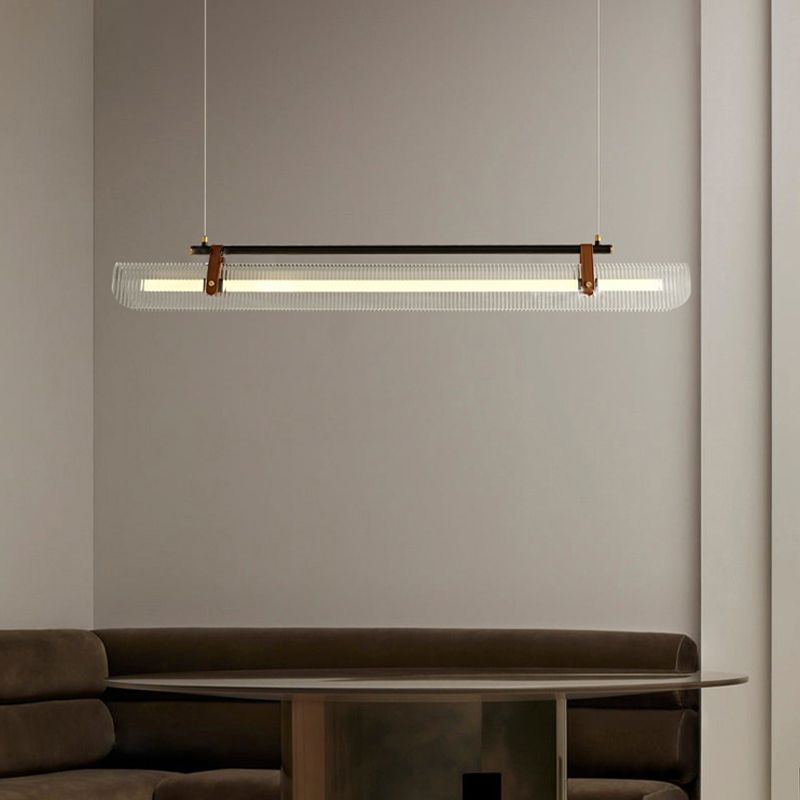 Edge Pendelleuchte, Acryl & Metall, L 80/100/120CM - Lumpaz