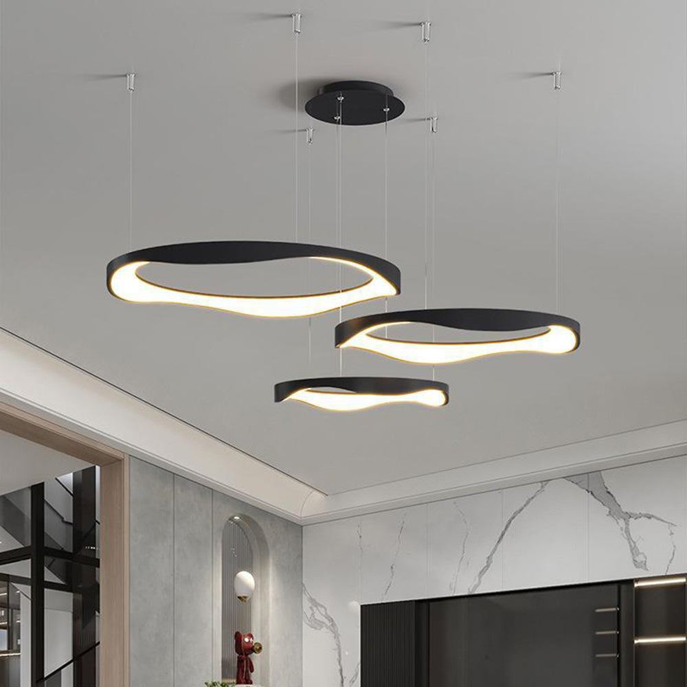 Arisha Pendelleuchte Farbtemperatur umschaltbar, 1/2/3 Ring - Lumpaz