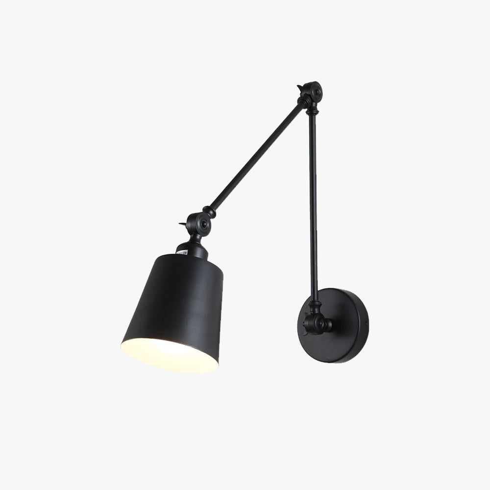 Brady Verstellbare Wandleuchte, Metall, 2 Farben, 36CM Lang - Lumpaz