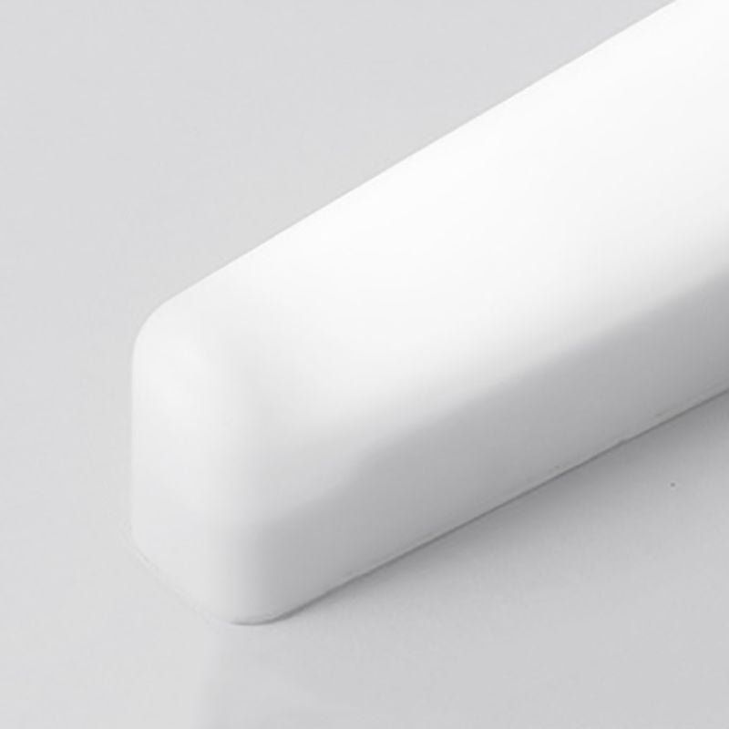 Edge Ovale weiße Spiegelfront Eitelkeit Wandleuchte, 60CM Lang - Lumpaz