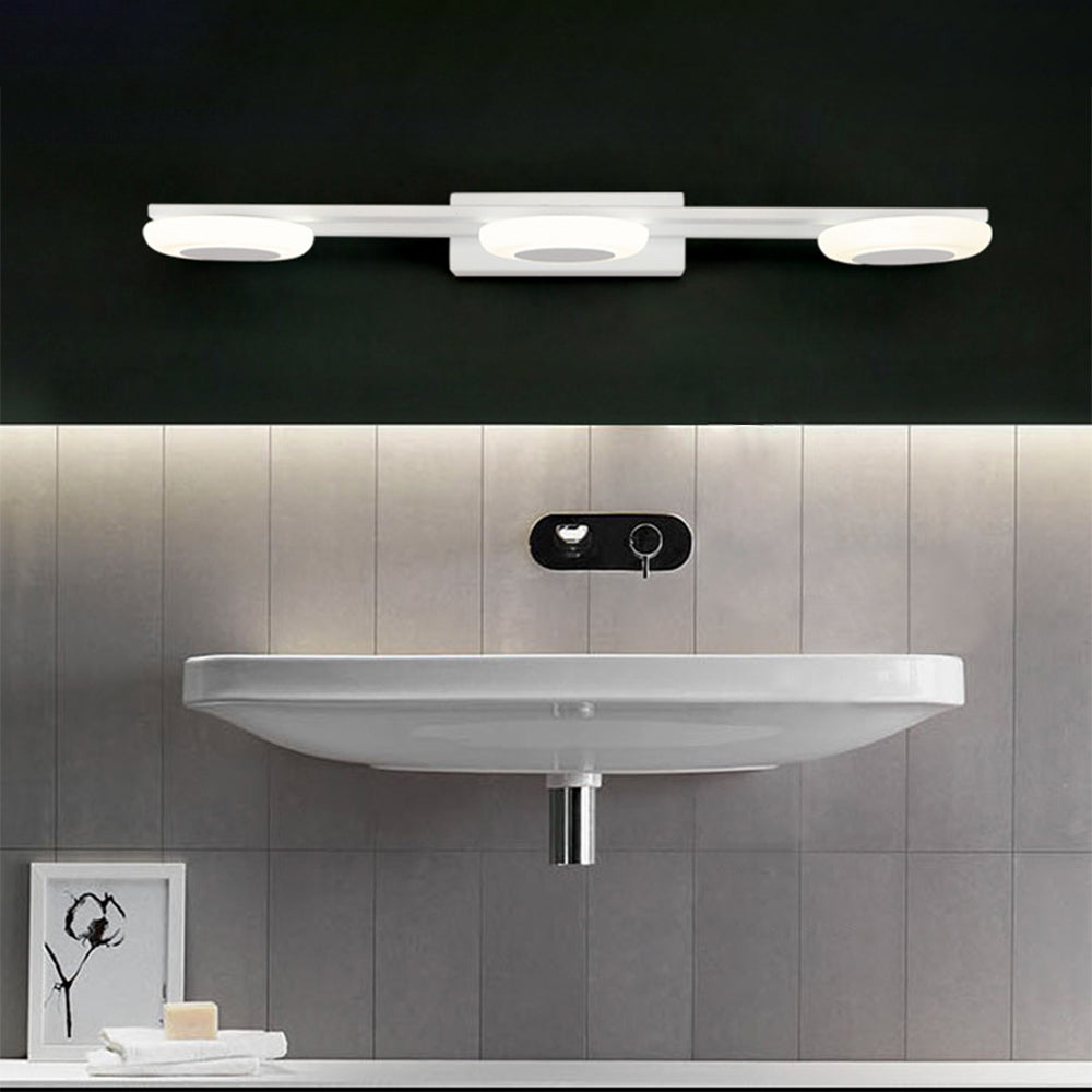Leigh Spiegelfront Waschtisch-Wandleuchte, L 30/50/70CM - Lumpaz