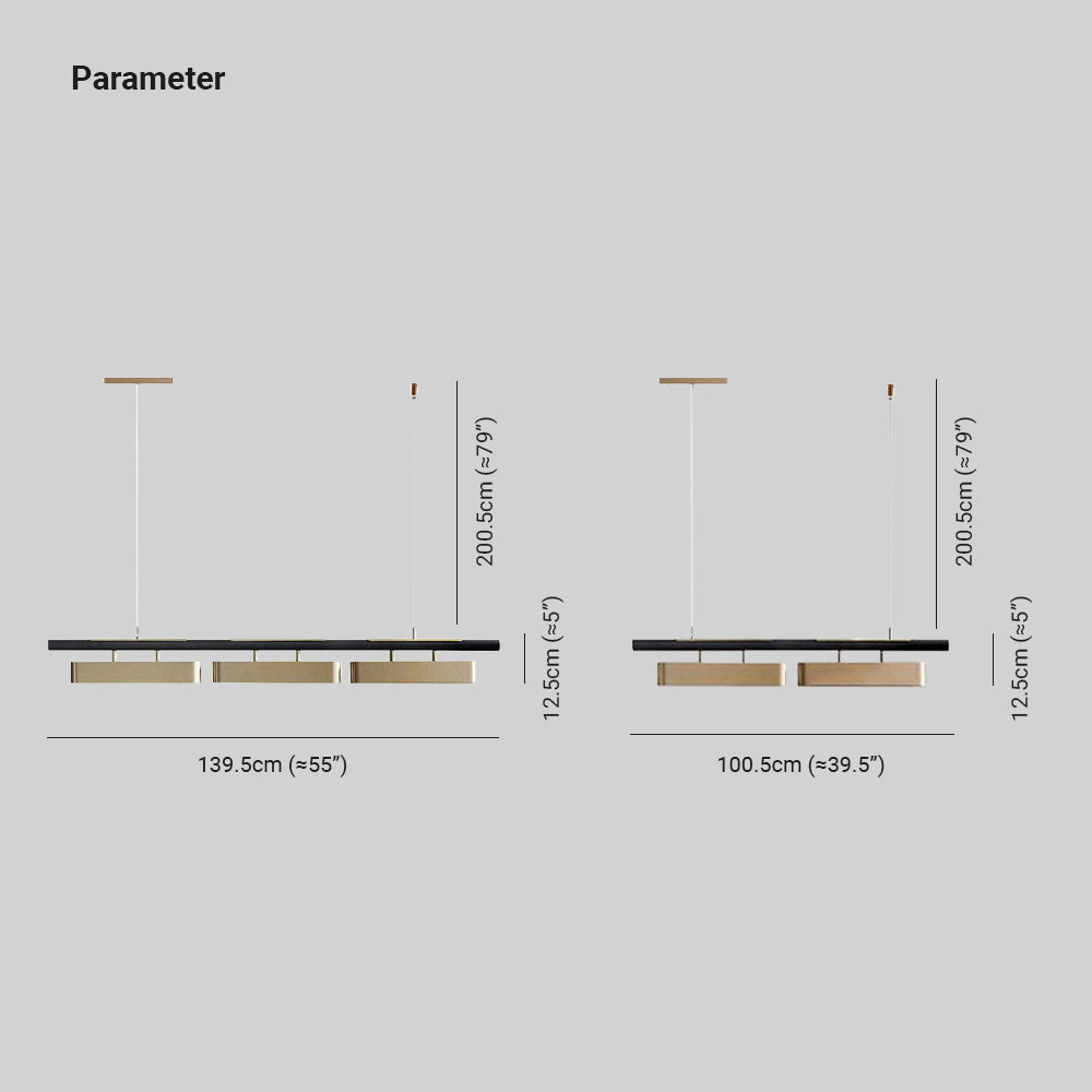 Edge Pendelleuchte, 2/3-flammig - Lumpaz