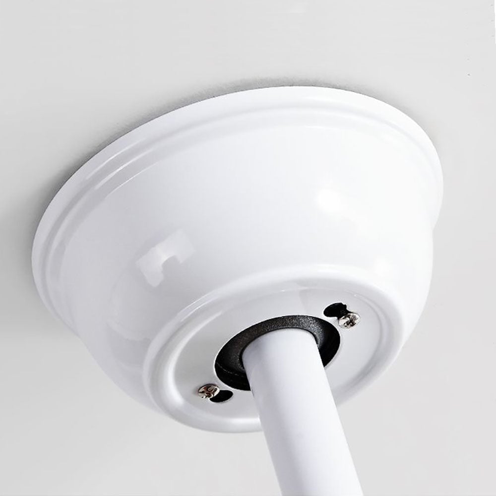Haydn Weißer 6-Blatt-Deckenventilator mit Beleuchtung Grundlegend, ∅130CM - Lumpaz