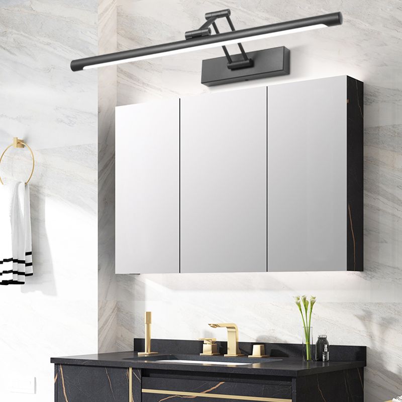 Edge Spiegelfront Waschtisch-Wandleuchte, Metall, 40/50/60/80/100CM Lang - Lumpaz