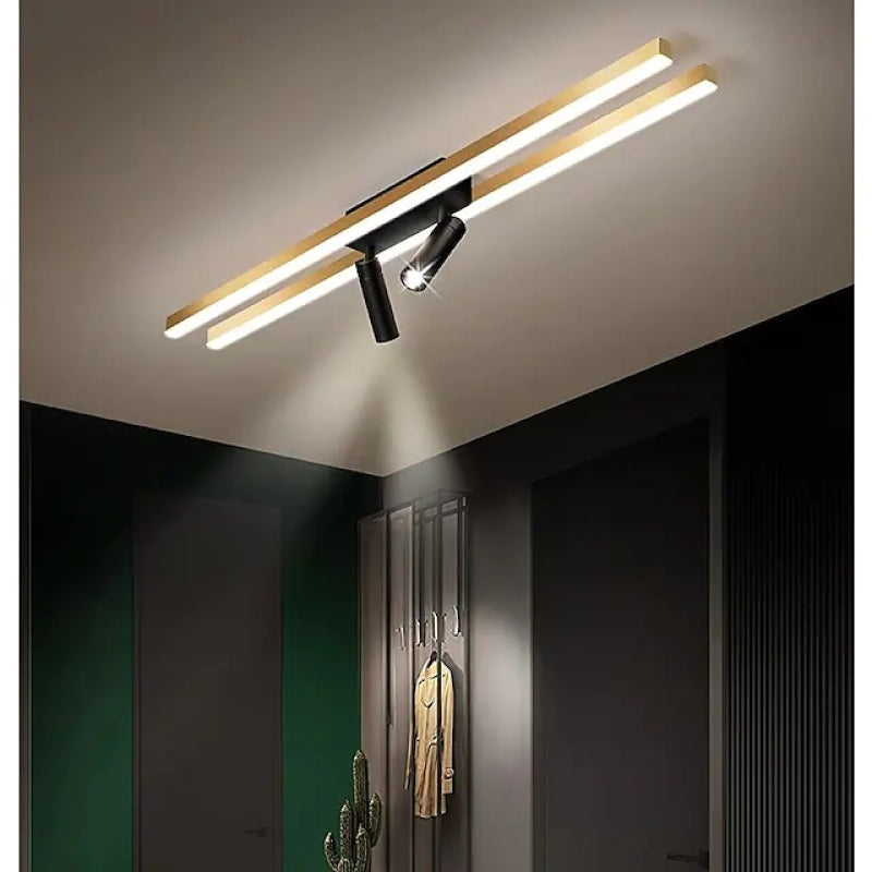 Haney Moderne LED Deckenleuchte mit Strahler für Korridor, Wohnzimmer - Lumpaz