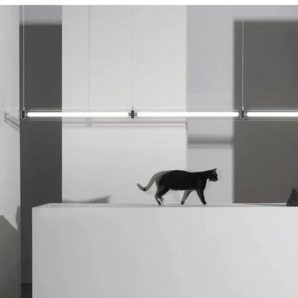 Edge Pendelleuchte, Metall+Glas, 80/100cm - Lumpaz