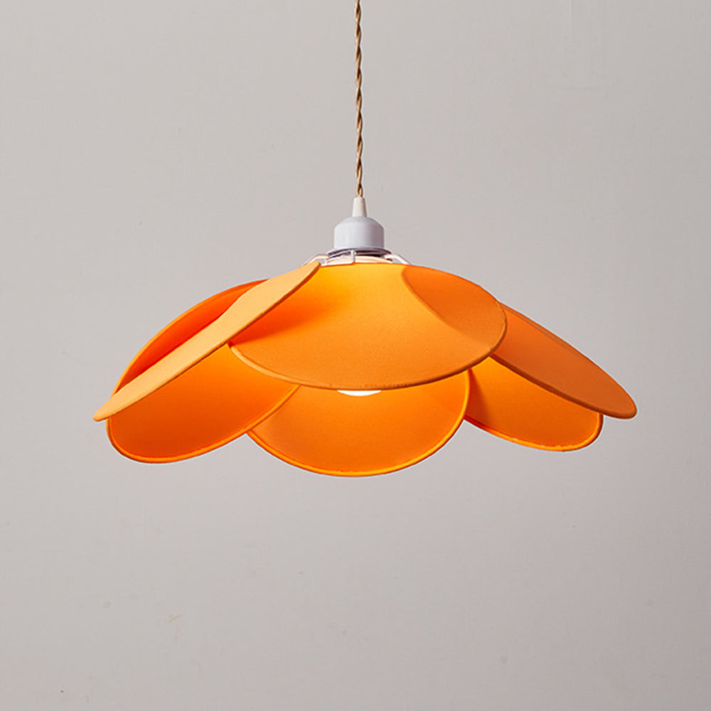 Renée Pendelleuchte 3 Farben, Metall & Tücher, ∅40/50/60cm - Lumpaz
