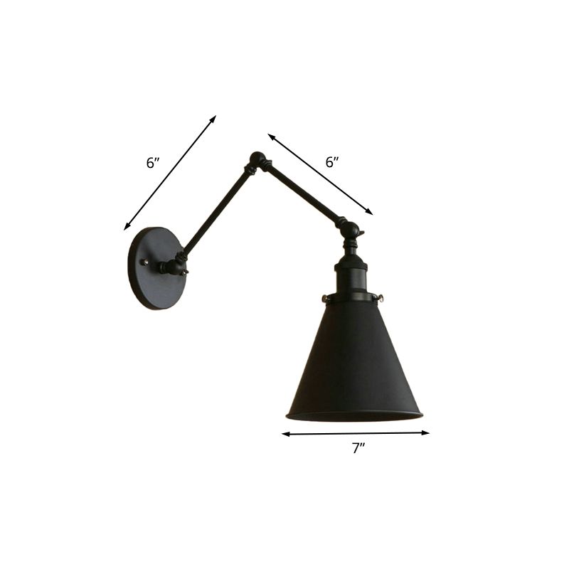 Brady Verstellbare Wandleuchte, Metall, 15/20/30CM - Lumpaz