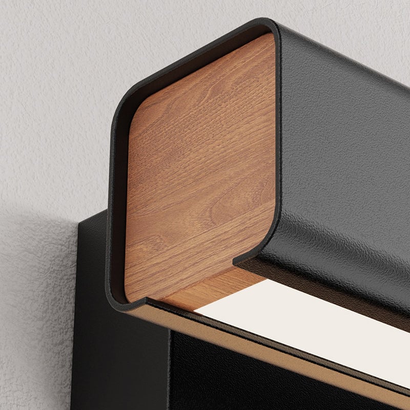 Minimalistische LED Wandleuchte aus Aluminium Drehbar für Schlafzimmer - Lumpaz