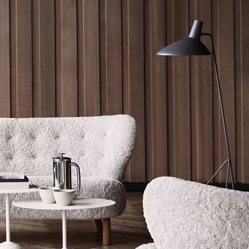 Salgado Geometrische Schwarze Stativ-Stehleuchte, 130CM Lang - Lumpaz