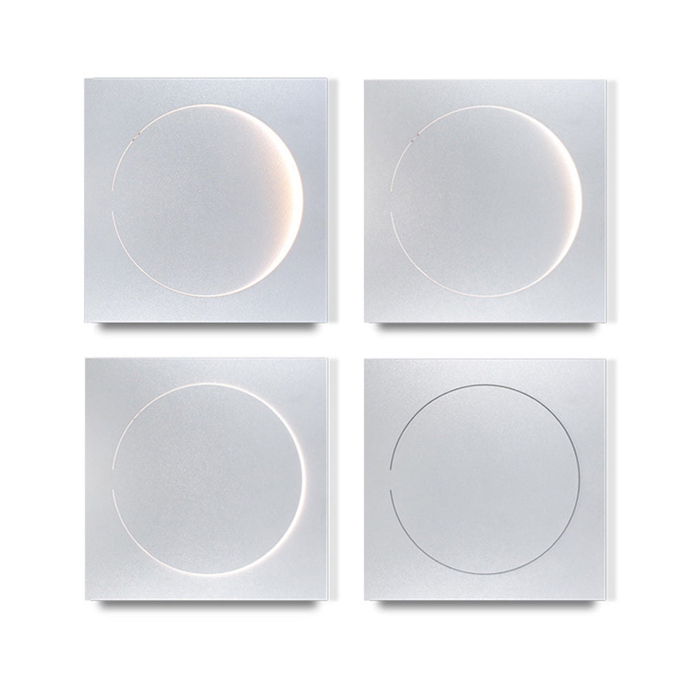 Elif Mond Wandlampe Fernbedienung Dimmbar, 30/40/50cm - Lumpaz