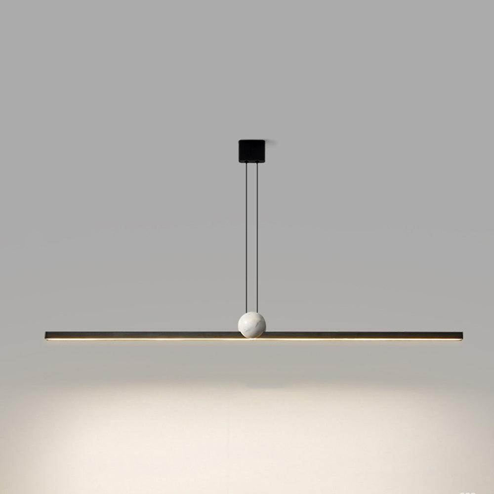 Edge Pendelleuchte 2 Farben, Metall & Marmor, 90/120/150cm - Lumpaz