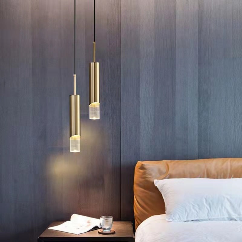 Einfache Pendelleuchte aus Metall für Schlafzimmer, Esszimmer - Lumpaz
