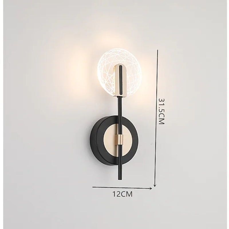 Moderne Drehbare LED Wandleuchte für Schlafzimmer/Wohnzimmer - Lumpaz