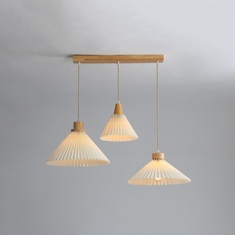Ozawa Pendelleuchte Cluster, Plissee 4 Stile - Lumpaz