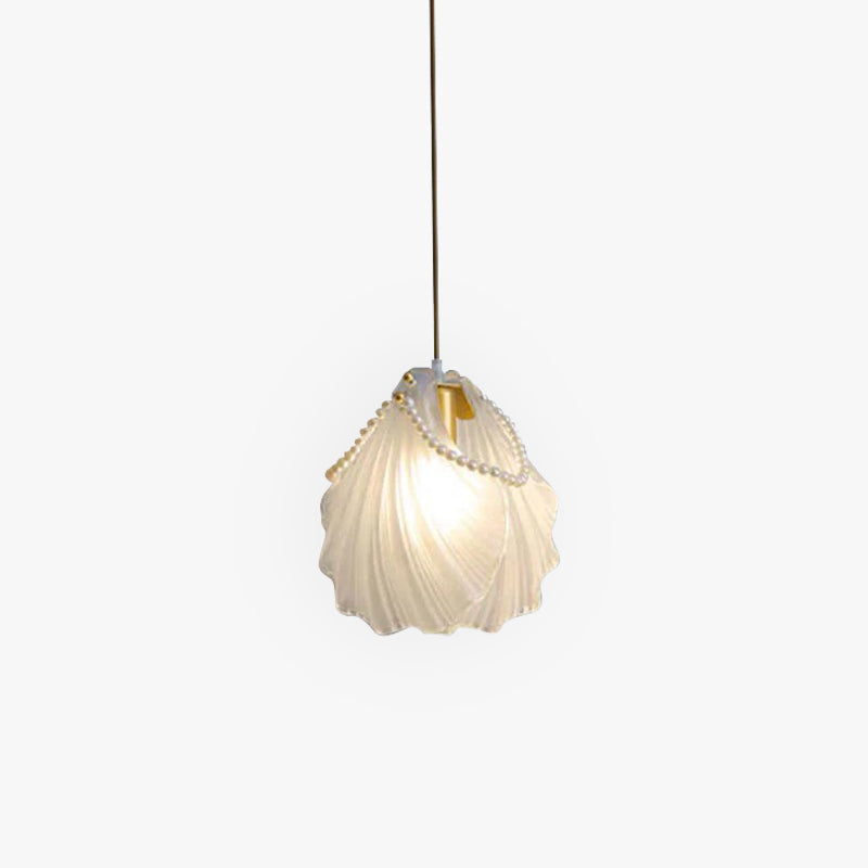 Moderne Luxuriöse Pendelleuchte mit Perlenmuschel für Schlafzimmer - Lumpaz