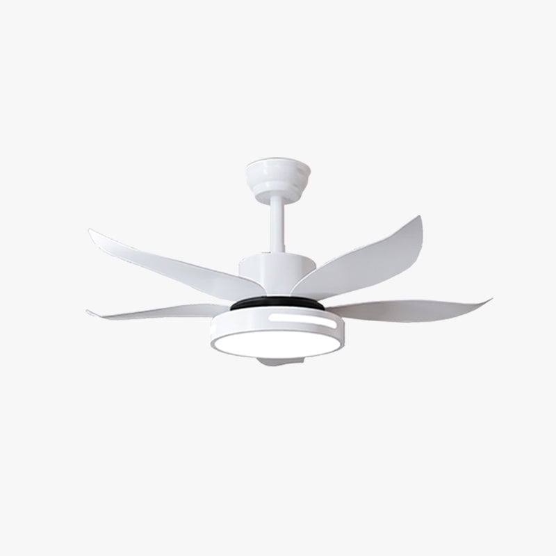Haydn 5-Blätter Grundlegender Dicker Deckenventilator, Metall & ABS, ∅132CM - Lumpaz