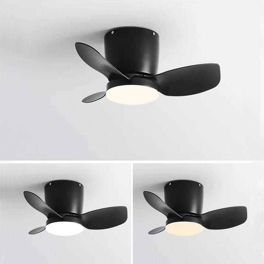 Walters 3-Blatt-Deckenventilator mit Beleuchtung, 3 Farbe, ∅60CM - Lumpaz