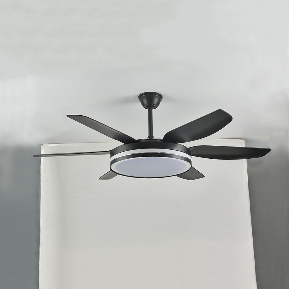 Haydn 6-Blatt-Deckenventilator mit Beleuchtung Grundlegend, 2 Farben, ∅130CM - Lumpaz