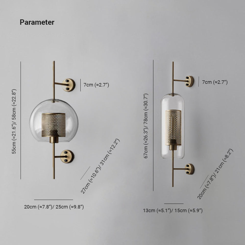 Oneal Wandlampe 2 Farbe & Stil, S/L - Lumpaz