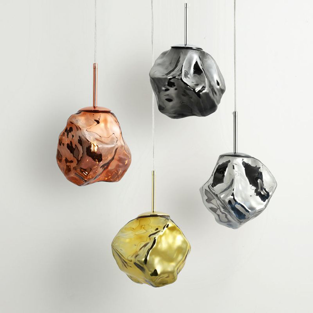 Mirza Glas Pendant Light, 4 Farben - Lumpaz