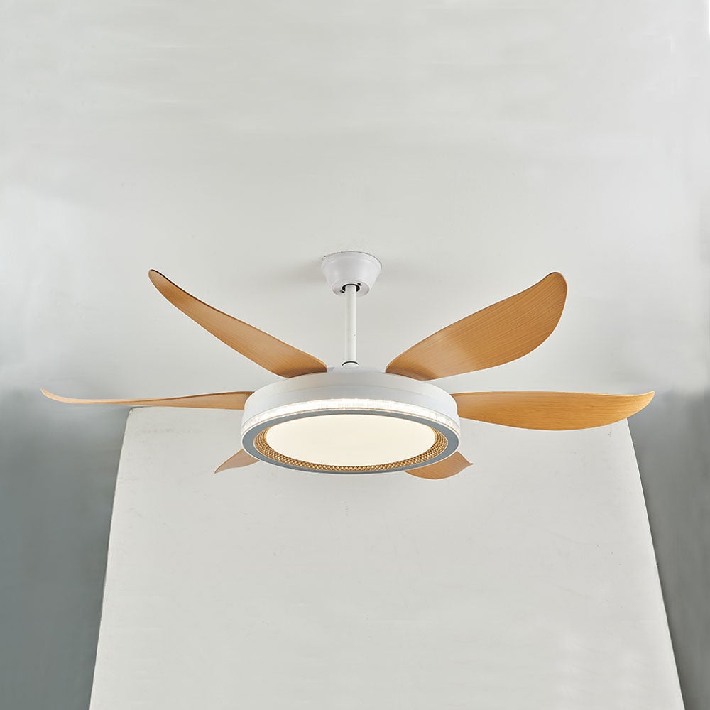 Haydn 6-Blatt-Deckenventilator mit Beleuchtung, ∅130CM - Lumpaz