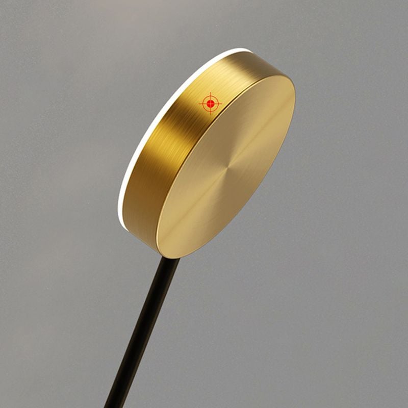 Welle Stehleuchte, 2-flammig, Metall, 170CM Lang - Lumpaz